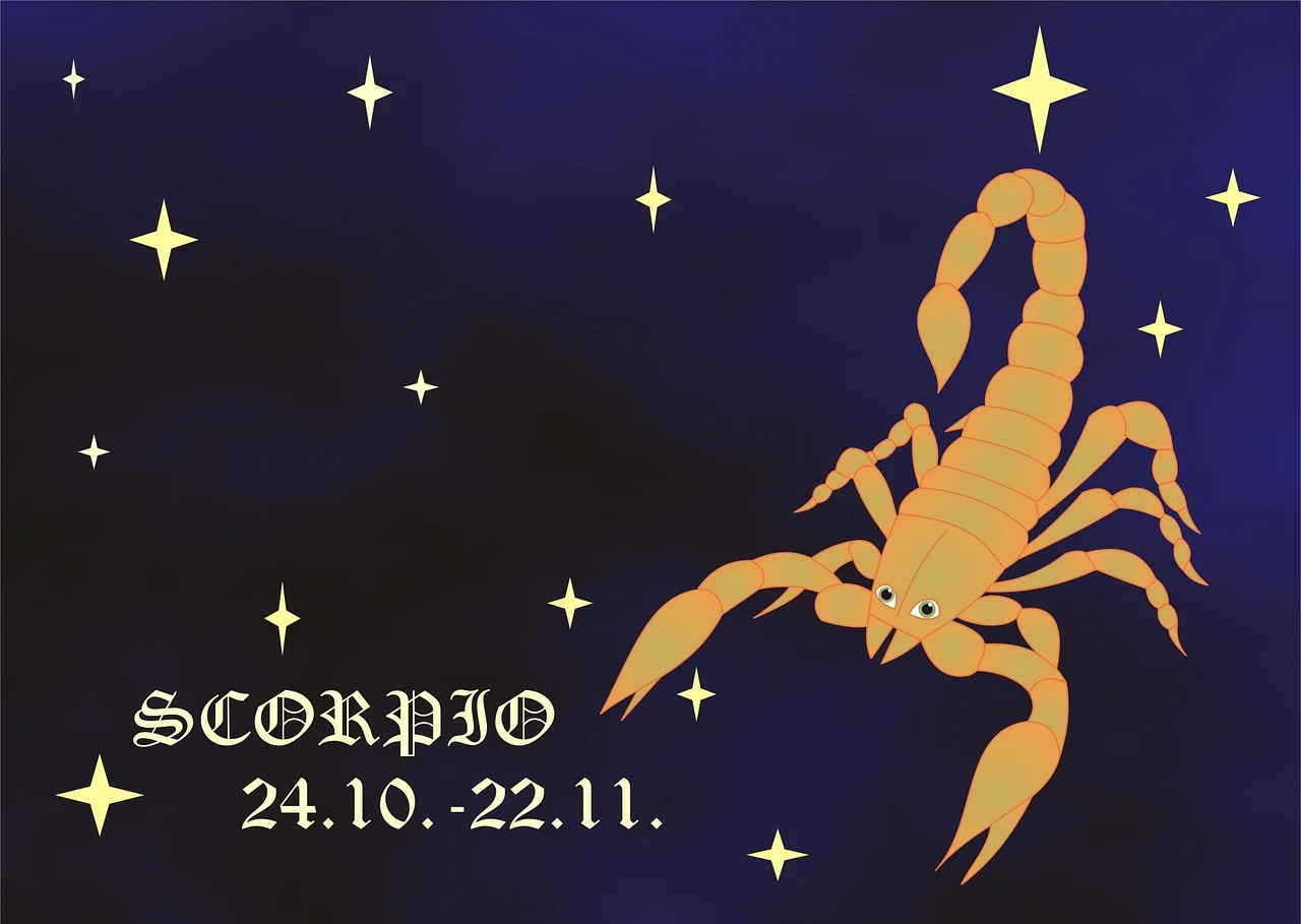 Scorpio zodiac illustration